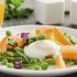 3. Ensalada de zanahoria con huevos poché