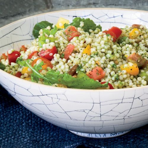 Ensalada de cuscús al pesto