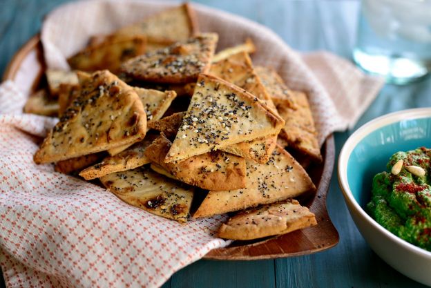 Chips de pan pita