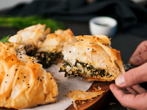Spanakopita, empanadas griegas de espinaca