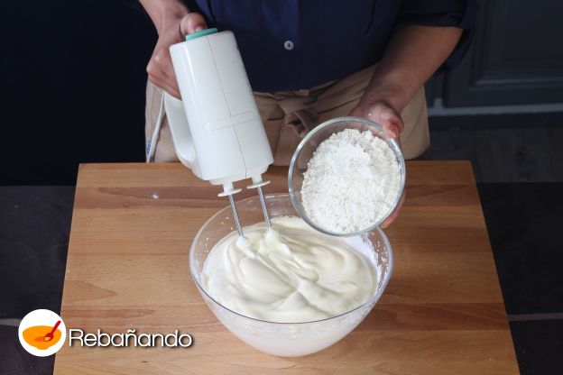 Preparación del bizcocho