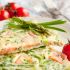 Frittata de salmón con espárragos