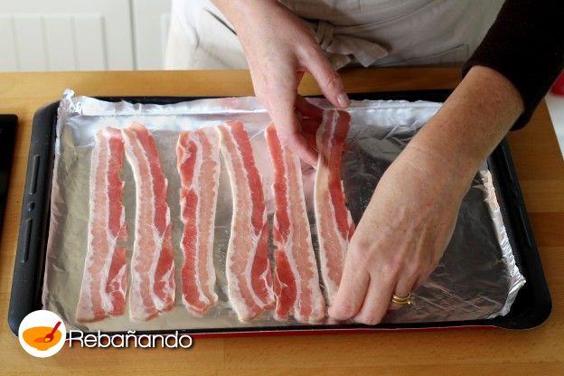 Preparamos el bacon