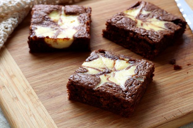 Brownie marmolado