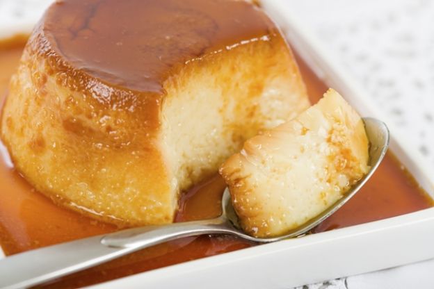 Flan sin gluten