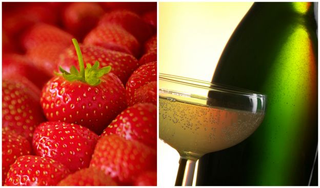 8. Fresas y champagne
