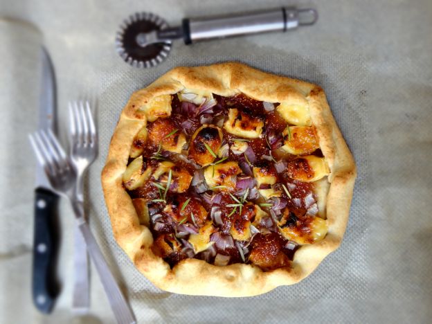 Tarta de queso y mermelada