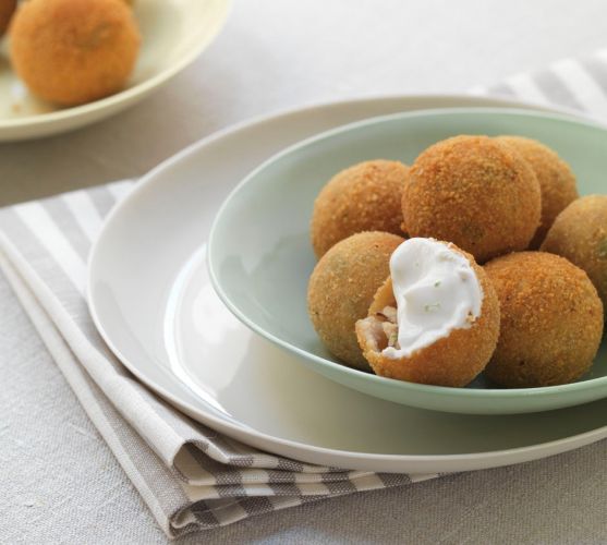 Bolitas de patata y queso