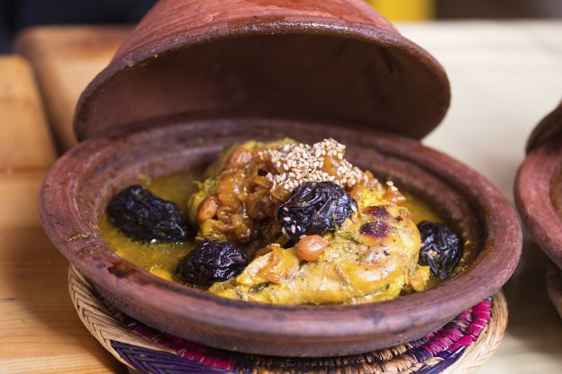 Tajine con ciruelas de Marruecos