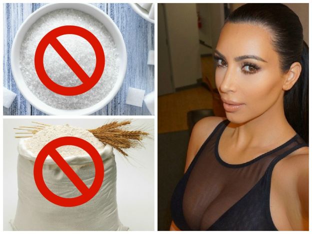 2. Kim Kardashian: Sin gluten ni azúcar