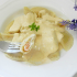 Raviolis rellenos de salmón y queso fresco