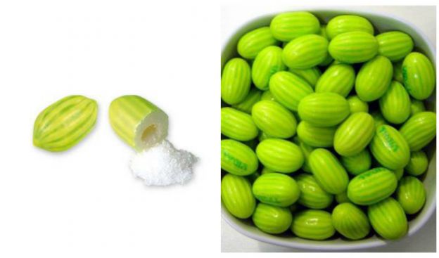 1. Melones de chicles y pica-pica