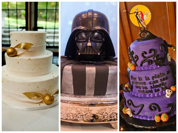 33 tartas de boda freakes que te van a encantar...
