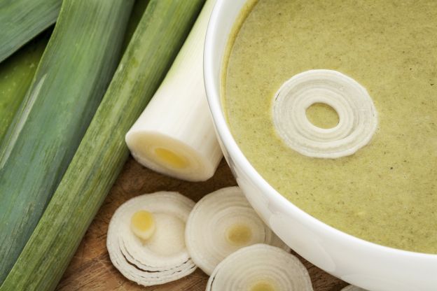 Crema de nabos con puerro
