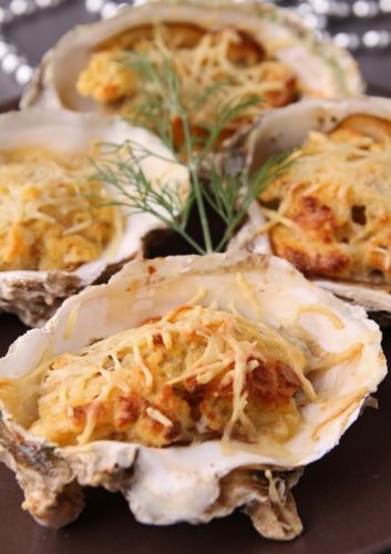 Ostras gratinadas