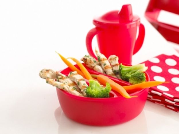 Palitos de pollo grillado