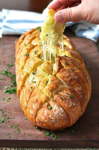 Pull apart bread de queso y ajo