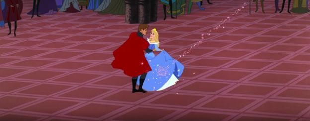 El baile de Aurora y Felipe