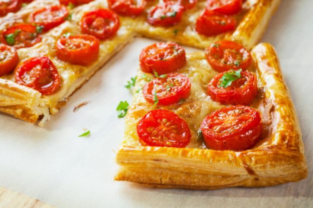 Tarta fácil de tomate