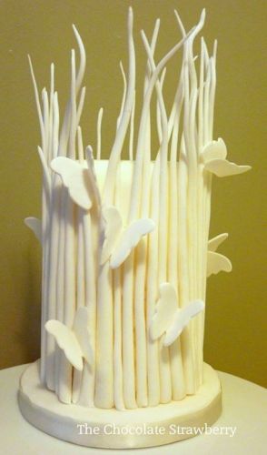 Tarta de chocolate blanco