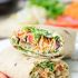 Wraps de pollo con salsa picante y dulce