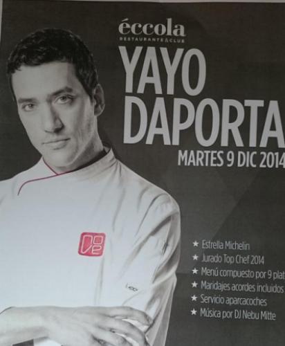 Yayo Daporta: Yayo Daporta Restaurante