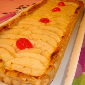 Tarta de manzana y crema