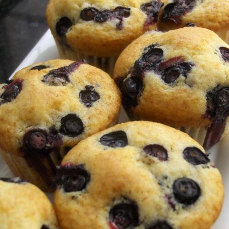 Muffins de arándanos