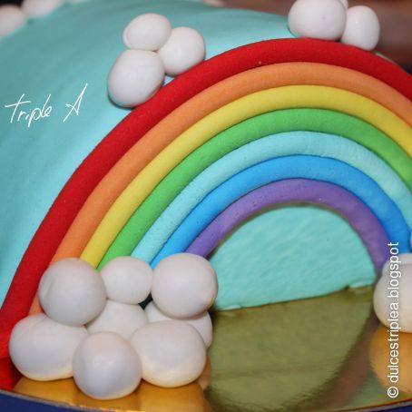Tarta Piñata - Rainbow Pinata Cake