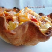 TULIPAS DE VERDURA CON ATUN.