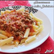 Macarrones en salsa Boloñesa