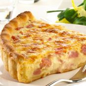 La clásica quiche lorraine