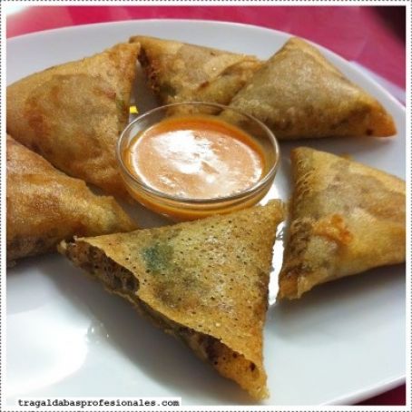 empanadillas de setas y ahumados