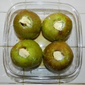 Manzanas asadas en microondas - Paso 1