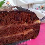Tarta Sacher con Crema Pastelera. - Paso 4