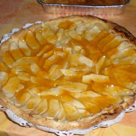 Tarta de manzana con hojaldre