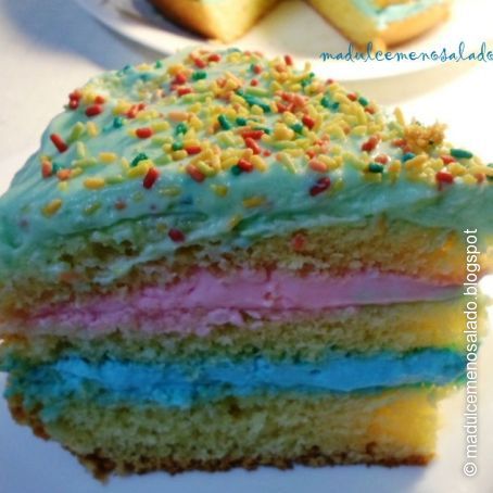 TARTA COLORES DE PRIMAVERA.