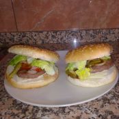 Hamburguesas de ternera estilo burguer