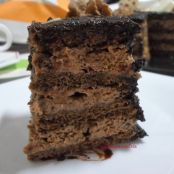 Tarta de Trufa y Cafe.