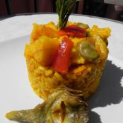 Arroz con Bacalao y Verduritas de la Huerta