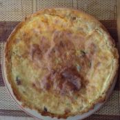 Quiche de calabacín y bacon