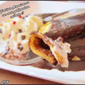 Tortitas americanas con nata y chocolate caliente - Paso 1