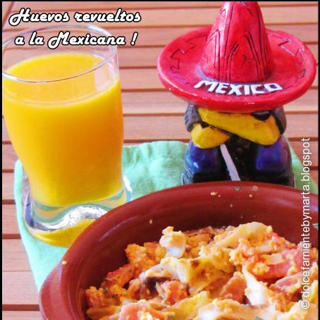Huevos revueltos a la Mexicana