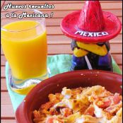 Huevos revueltos a la Mexicana