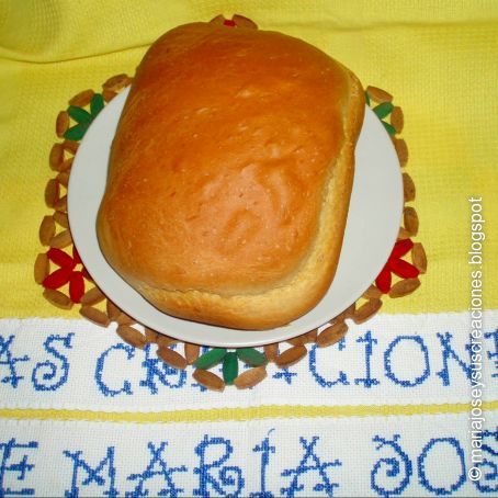 Brioche de mantequilla y agua de azahar