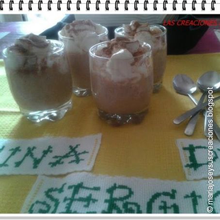 Batido de galletas con chocolate