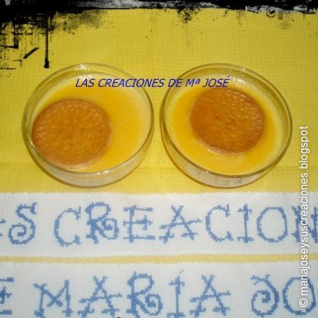 Natillas de chocolate blanco