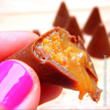 BOMBONES DE NUEZ Y TOFFEE