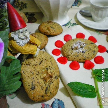 Cookies de menta y chocolate