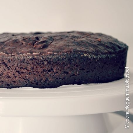 Bizcocho de chocolate y calabacín